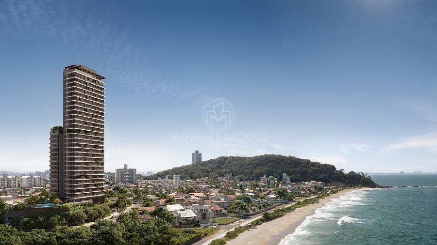 ALVORE | A torre que se eleva com imponência e integra-se com a imensidão do oceano, redefinindo a paisagem da praia com personalidade.