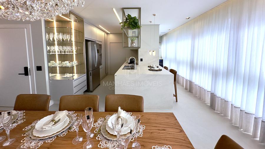 Living com cozinha integrada e Ilha Gourmet