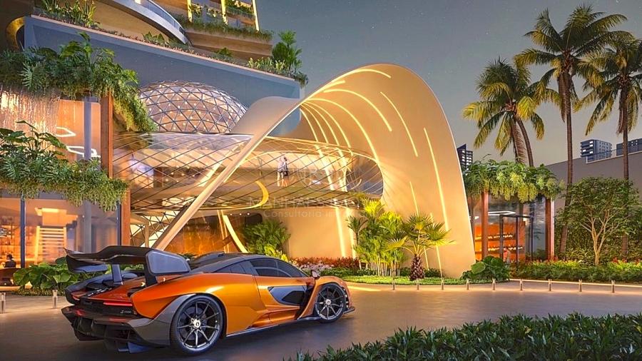 Senna Tower: Inspirado no legado de Ayrton Senna.