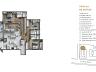 Planta humanizada do Apartamento Tipo 03 | 131,93m² priv.