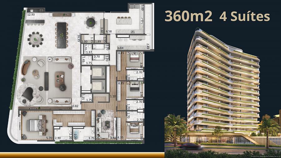 Planta Safire 360m 4 Vagas