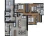 Planta Apartamento tipo - Barra Garden