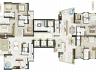 Planta Apartamento Master 2 por andar - Alameda Jardins 