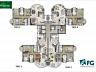 Planta apartamento tipo 4 por andar - Le Majestic