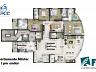 Planta Apartamento Master 1 por andar - Sea's Palace
