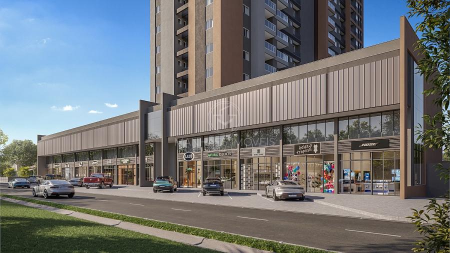 Orla da Barra | Fachada do Espao comercial com 13 salas e 15 vagas rotativas para clientes