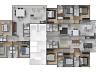 Implantao do pavimento de Apartamentos Tipo