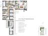 Planta humanizada do apartamento tipo A final 2