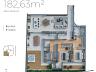 Apartamento Giardino 4: Planta humanizada.