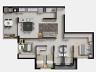 Plantas disponveis: Apartamento Tipo - Final 1