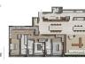 Plantas disponveis (Torre Sul): Apartamento Tipo 1