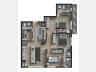 Planta do apartamento tipo final 2