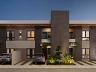 Fachada das casas do Residencial Algarve