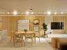 Living do apartamento tipo 01