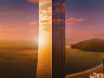 Detalhe da fachada do Senna Tower