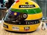 Foto do capacete da temporada de 1993. (Acervo Ayrton Senna)