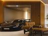 Lounge com elevador para carro