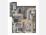 Planta do apartamento tipo final 1
