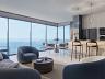 Torre A | Apartamento Tipo 01: Living com a sacada integrada